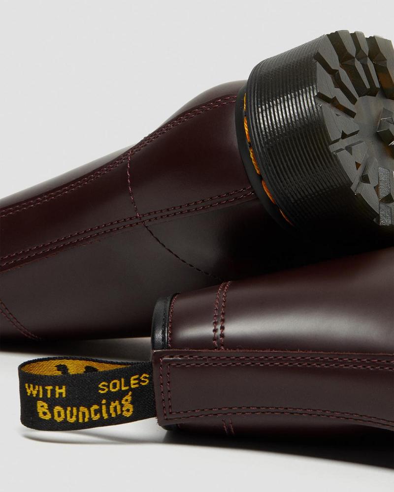 Dr Martens 1460 Ben Smooth Leren Veterlaarzen Heren Rood | NL 307KOR